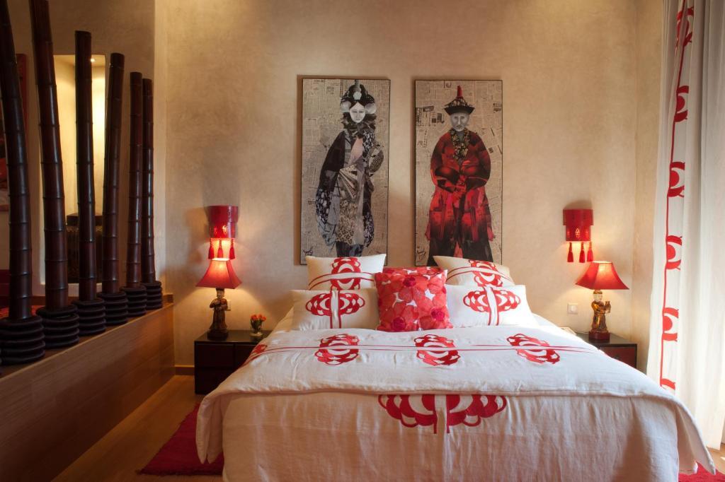 Tigmiza Boutique Hotel & Spa Ouled Jelal Phòng bức ảnh A bedroom at the hotel