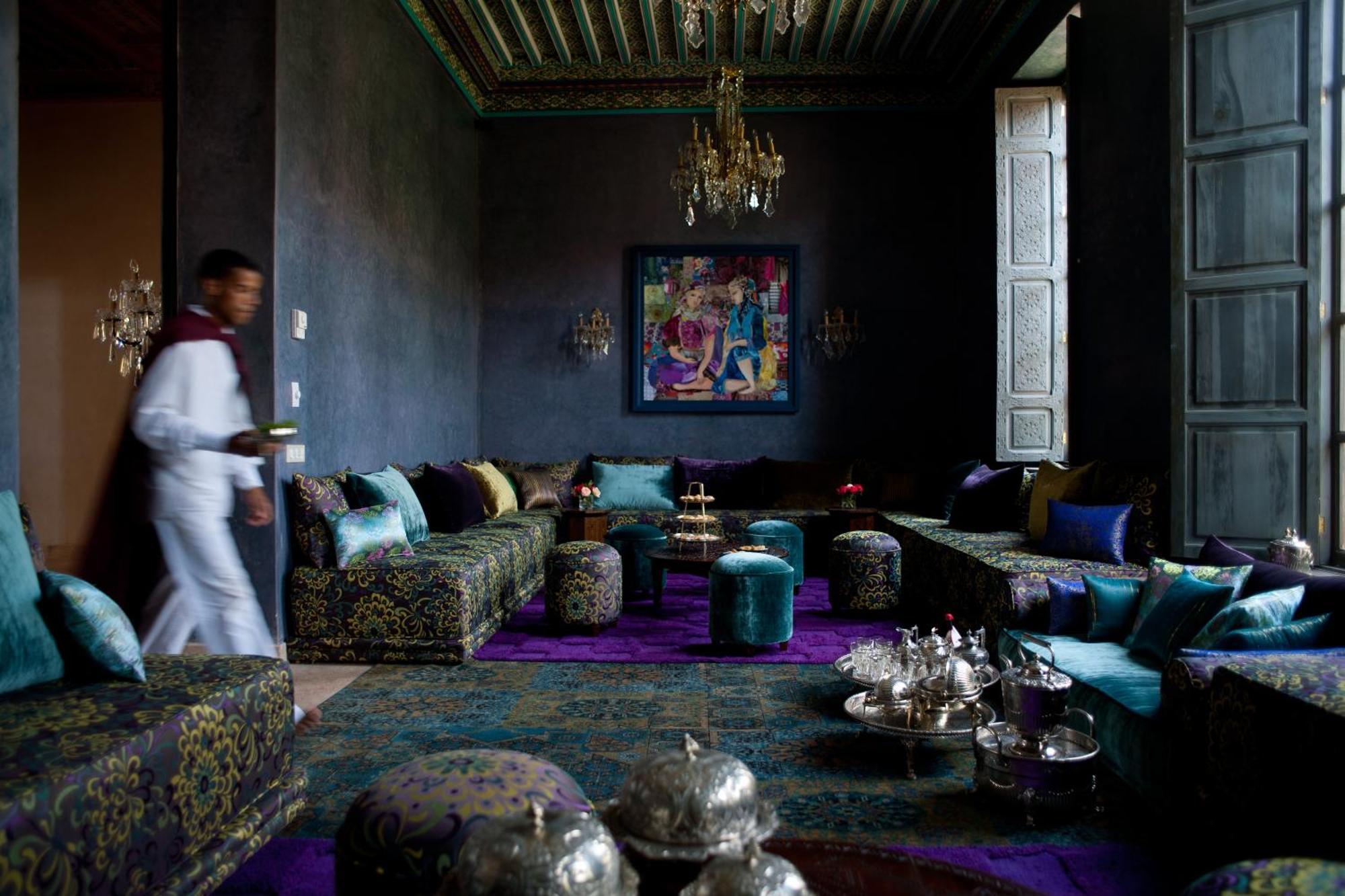 Tigmiza Boutique Hotel & Spa Ouled Jelal Ngoại thất bức ảnh The living room at the Hotel Majorelle