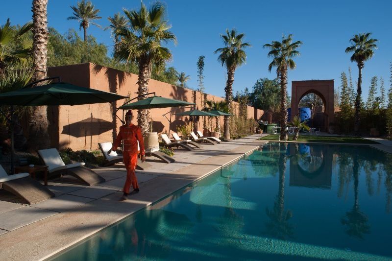 Tigmiza Boutique Hotel & Spa Ouled Jelal Ngoại thất bức ảnh The swimming pool at the Ouarzazate hotel